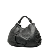 ボッテガヴェネタ イントレチャート ワンショルダーバッグトートバッグ ブラック レザー レディース BOTTEGAVENETA 【中古】